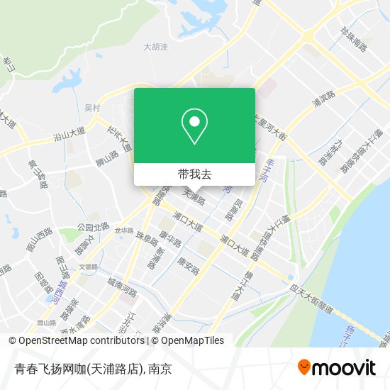 青春飞扬网咖(天浦路店)地图