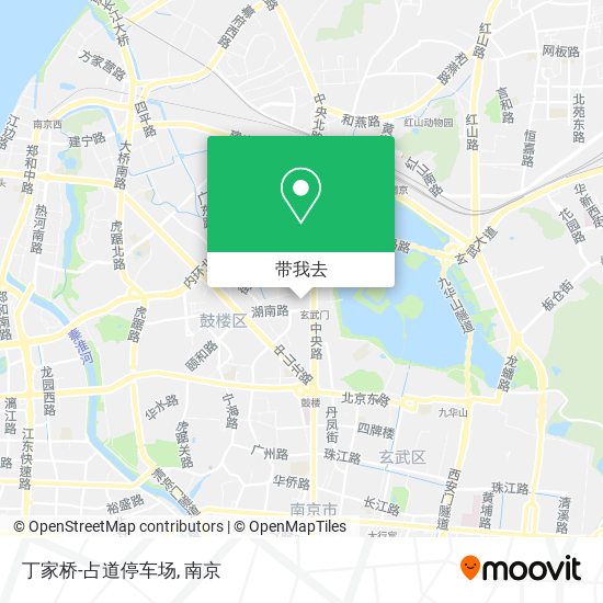 丁家桥-占道停车场地图