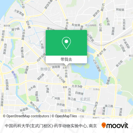 中国药科大学(玄武门校区)-药学动物实验中心地图