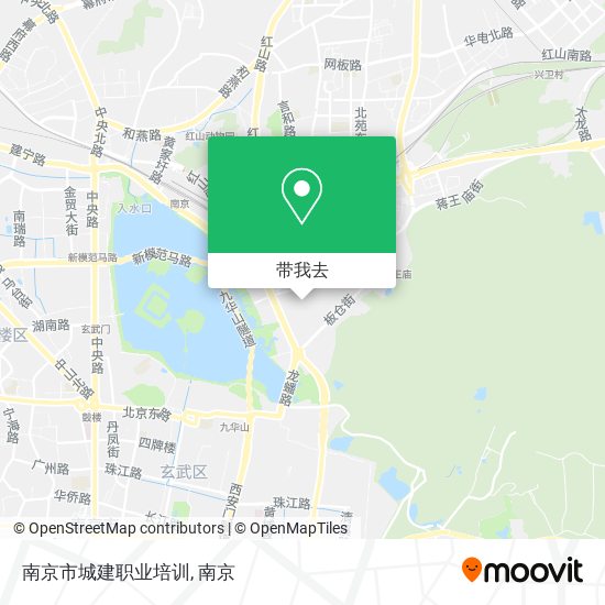 南京市城建职业培训地图