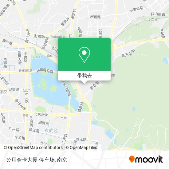 公用金卡大厦-停车场地图