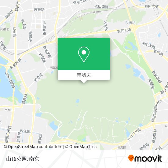 山顶公园地图