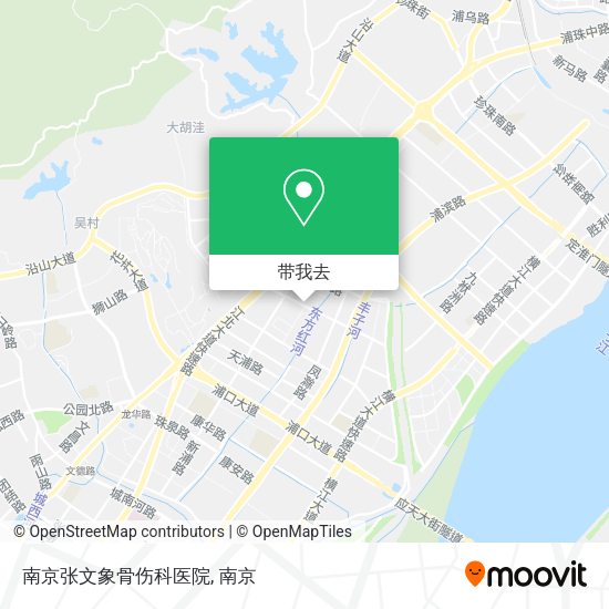 南京张文象骨伤科医院地图