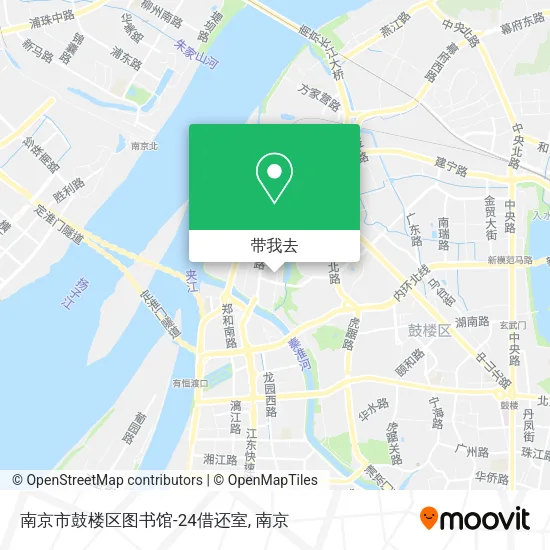 南京市鼓楼区图书馆-24借还室地图
