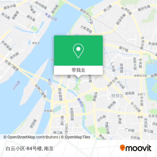 白云小区-84号楼地图