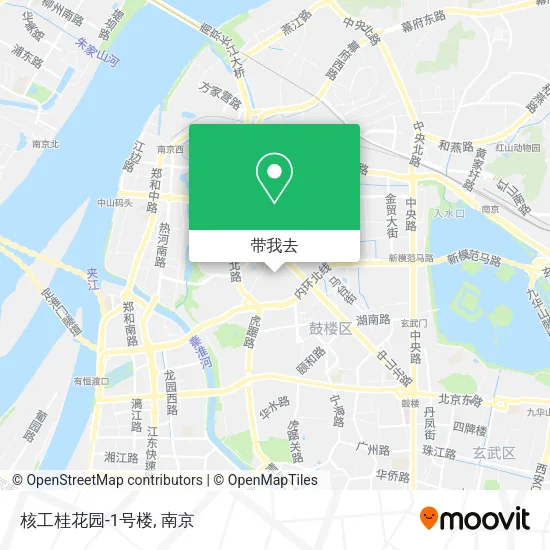 核工桂花园-1号楼地图