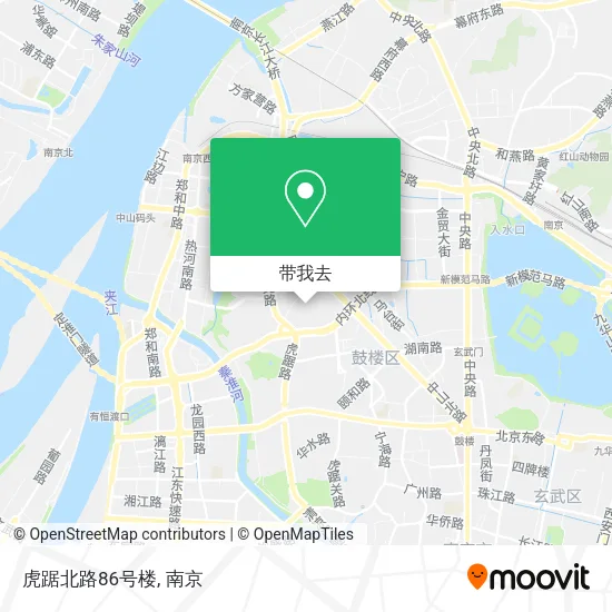 虎踞北路86号楼地图