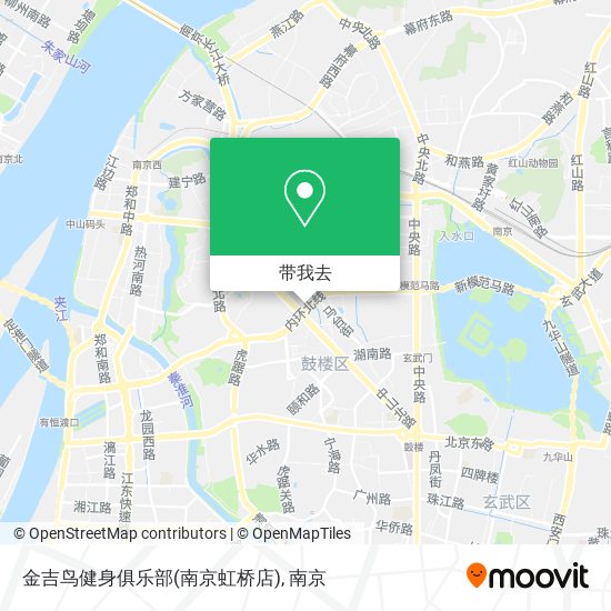 金吉鸟健身俱乐部(南京虹桥店)地图
