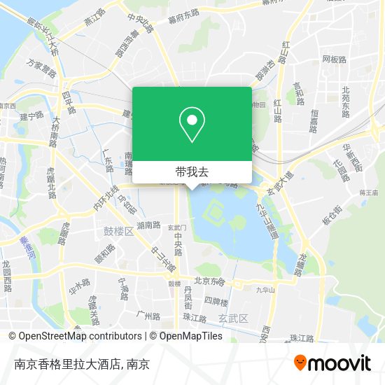 南京香格里拉大酒店地图