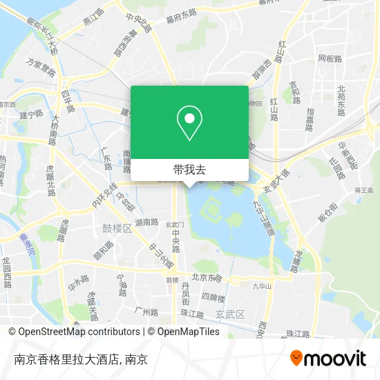 南京香格里拉大酒店地图