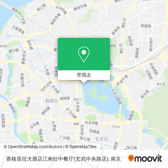香格里拉大酒店江南灶中餐厅(玄武中央路店)地图