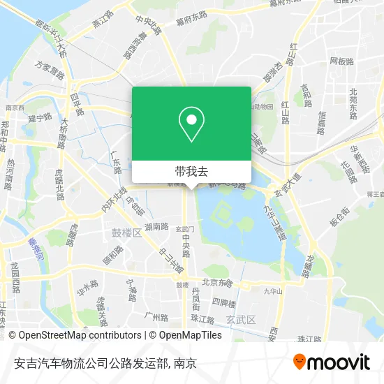 安吉汽车物流公司公路发运部地图
