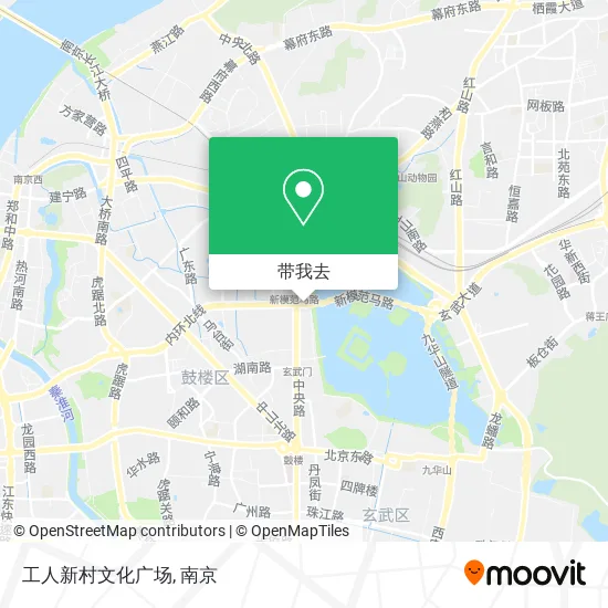 工人新村文化广场地图
