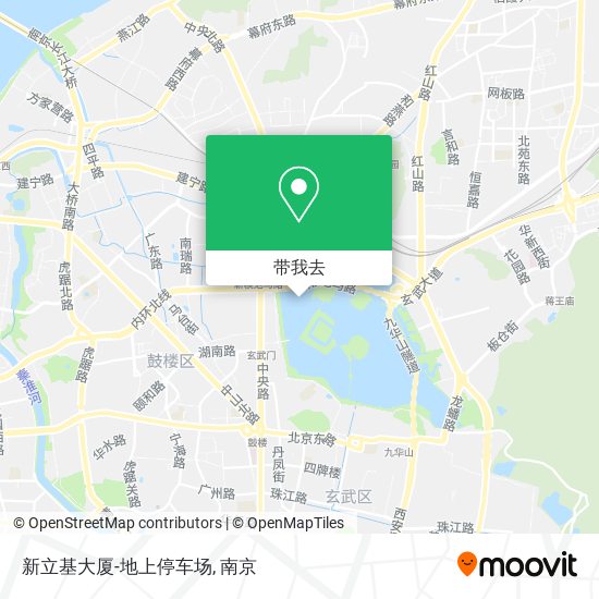 新立基大厦-地上停车场地图