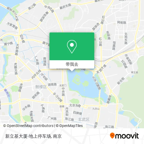 新立基大厦-地上停车场地图