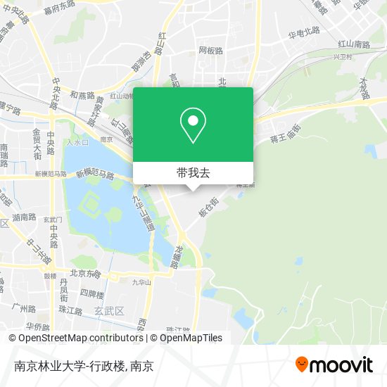 南京林业大学-行政楼地图