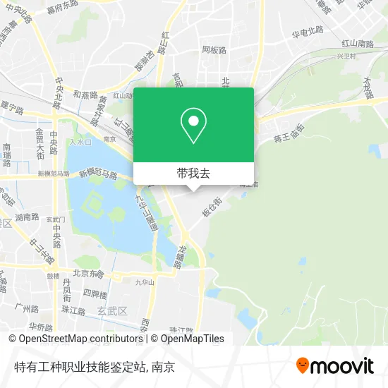 特有工种职业技能鉴定站地图