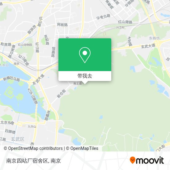 南京四站厂宿舍区地图