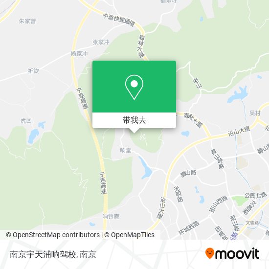 南京宇天浦响驾校地图