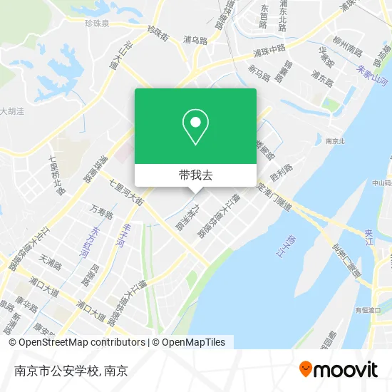 南京市公安学校地图