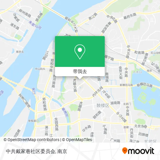 中共戴家巷社区委员会地图