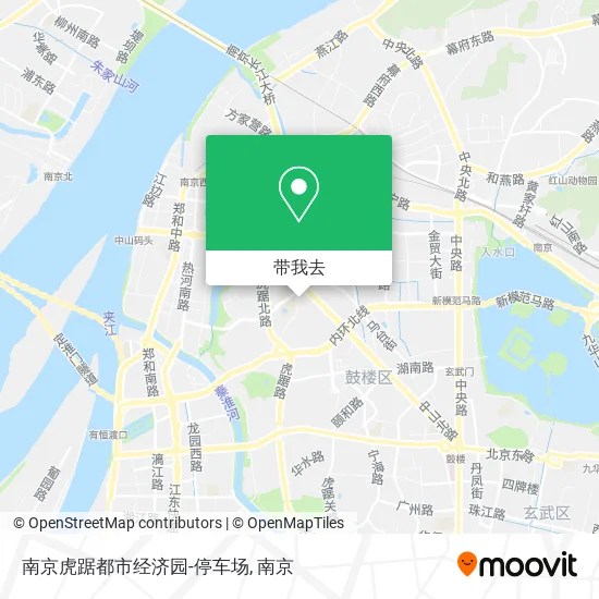 南京虎踞都市经济园-停车场地图