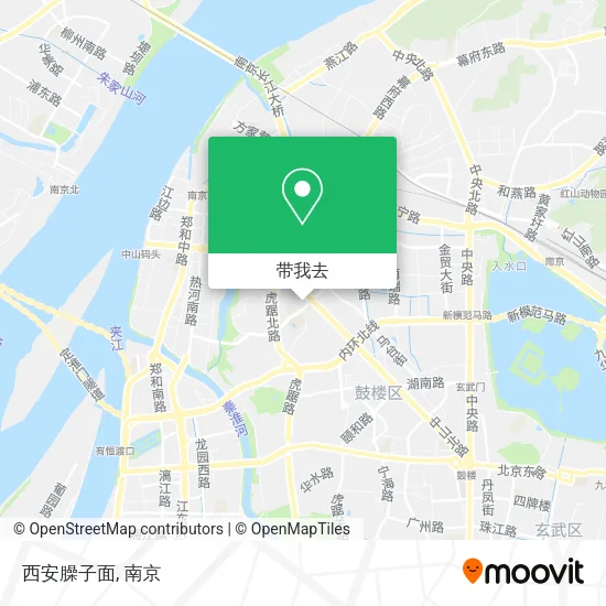 西安臊子面地图