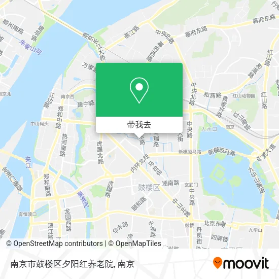 南京市鼓楼区夕阳红养老院地图