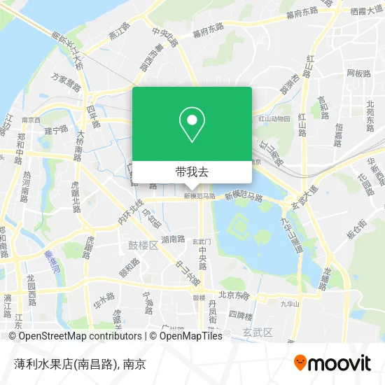 薄利水果店(南昌路)地图