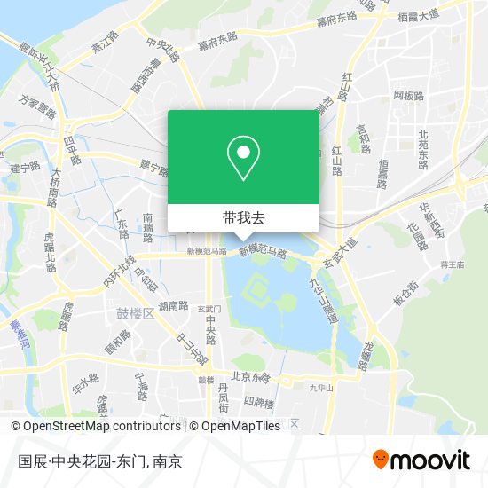 国展·中央花园-东门地图