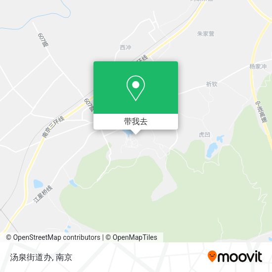汤泉街道办地图