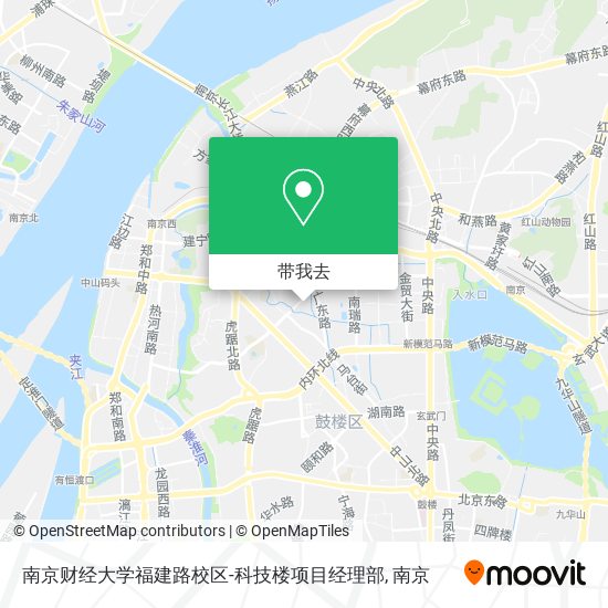 南京财经大学福建路校区-科技楼项目经理部地图