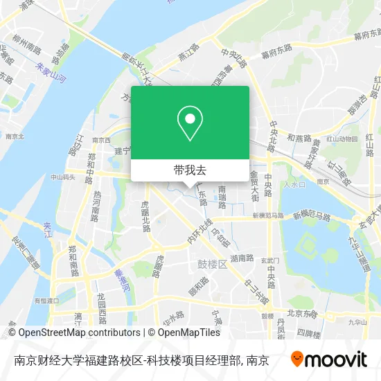 南京财经大学福建路校区-科技楼项目经理部地图