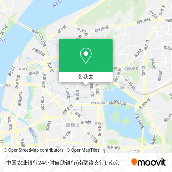 中国农业银行24小时自助银行(南瑞路支行)地图