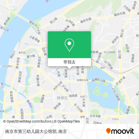 南京市第三幼儿园大公馆部地图