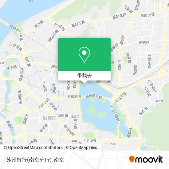 苏州银行(南京分行)地图