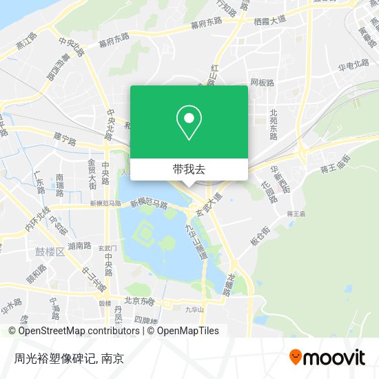 周光裕塑像碑记地图