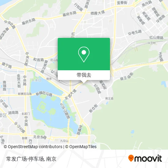 常发广场-停车场地图