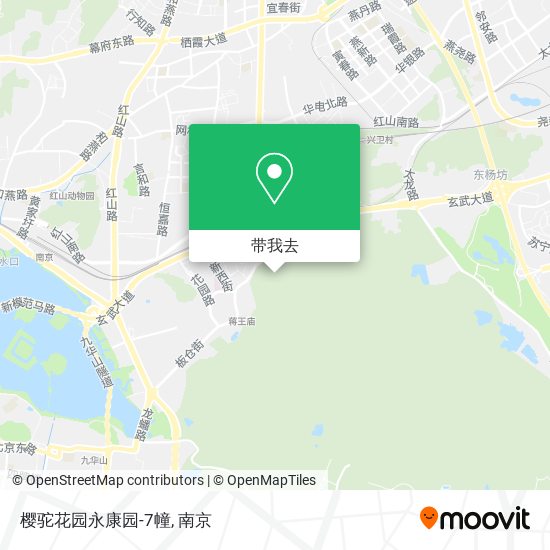 樱驼花园永康园-7幢地图