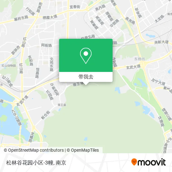 松林谷花园小区-3幢地图