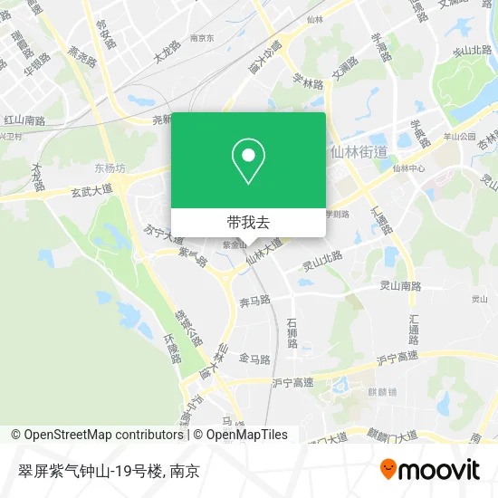 翠屏紫气钟山-19号楼地图