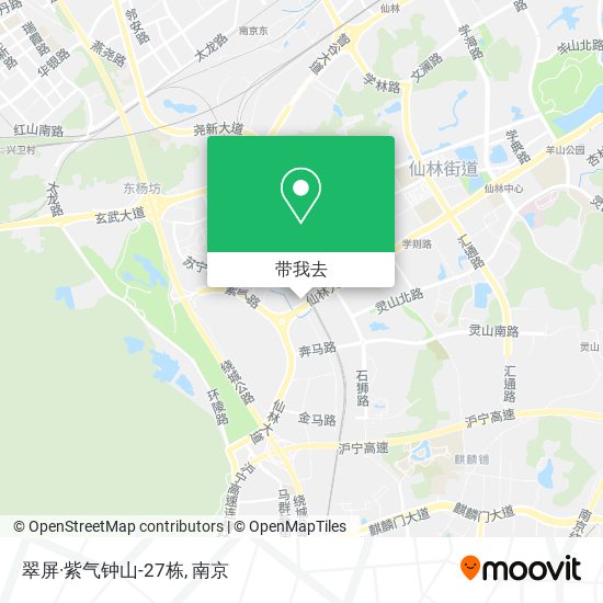 翠屏·紫气钟山-27栋地图