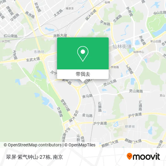 翠屏·紫气钟山-27栋地图