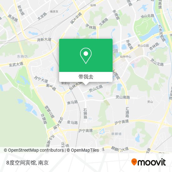 8度空间宾馆地图