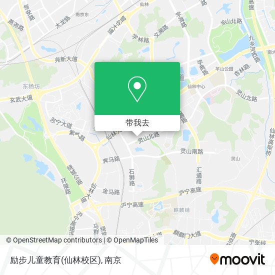 励步儿童教育(仙林校区)地图
