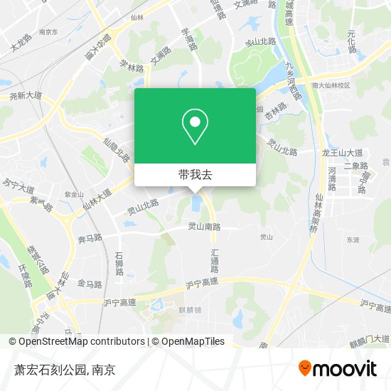 萧宏石刻公园地图