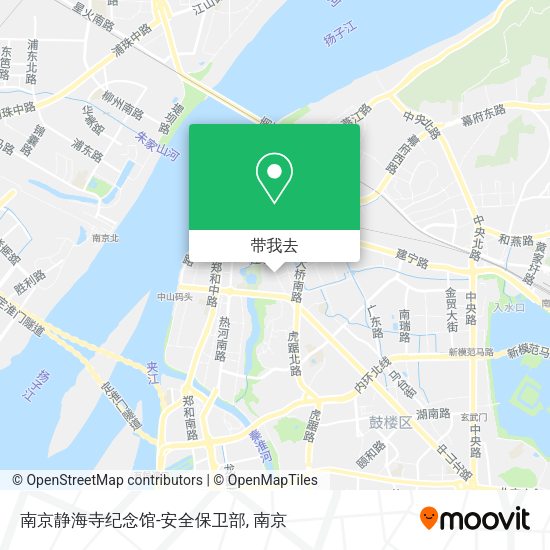 南京静海寺纪念馆-安全保卫部地图