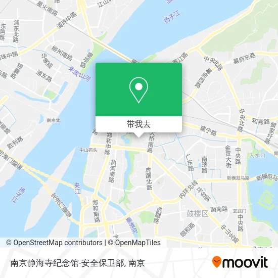 南京静海寺纪念馆-安全保卫部地图