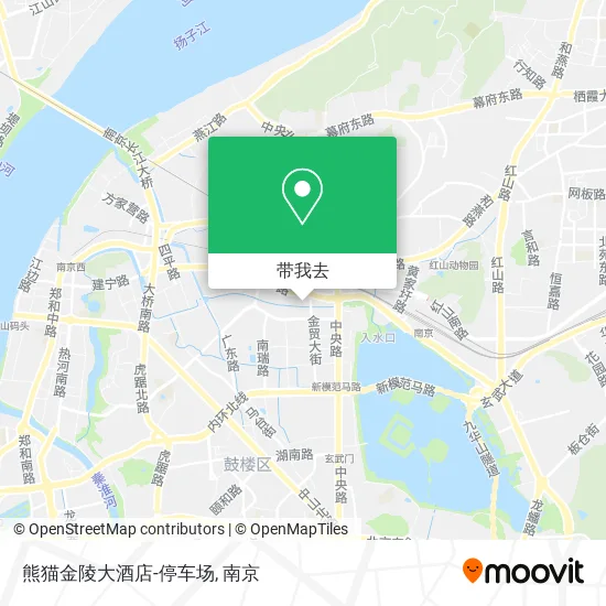 熊猫金陵大酒店-停车场地图