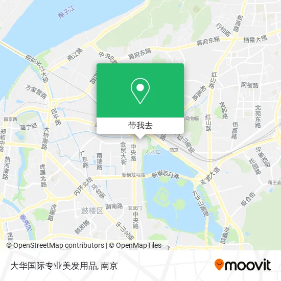 大华国际专业美发用品地图